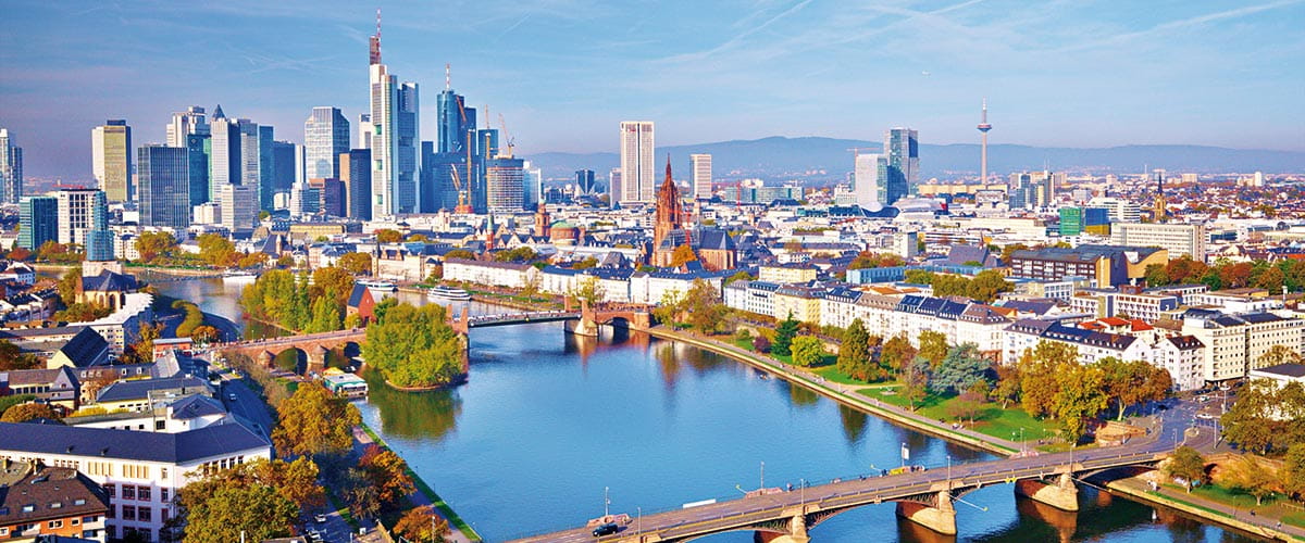 The city of Frankfurt